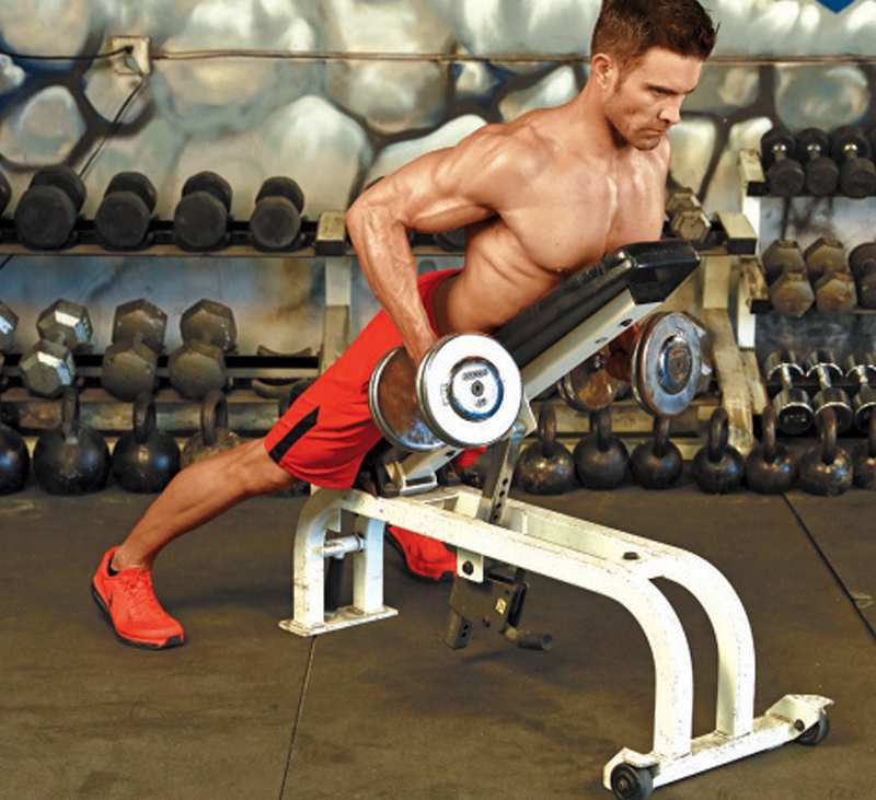 chest-supported row