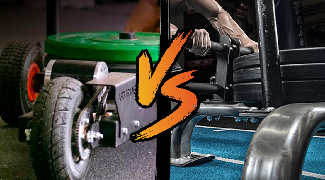 Wheeled Sleds Vs Traditional Pros And Cons Muscle Fitness - Diy Weight Sled For Concrete