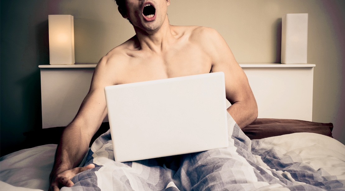 Young-Man-Screaming-O-Face-Masturbating-Laptop-Bedroom