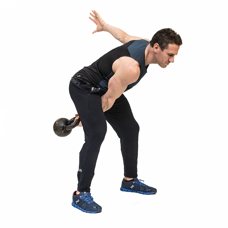 Jeg bærer tøj stribet filthy Kettlebell One-Arm Swing Exercise Video Guide | Muscle & Fitness