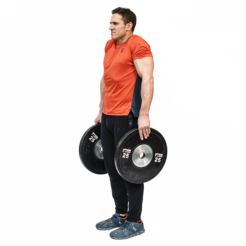 Plate Shrug Exercise Video Guide | Muscle & Fitness