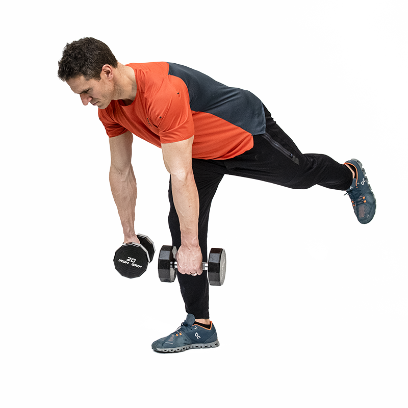 SingleLeg Romanian Deadlift Exercise Video Guide Muscle