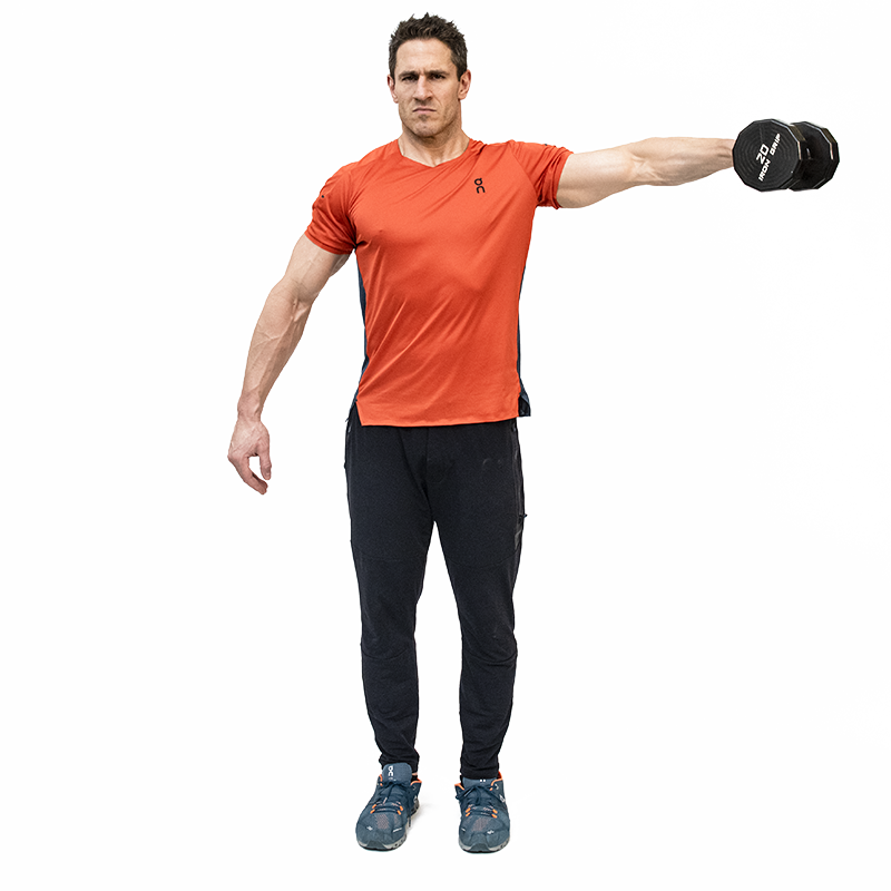 One-Arm Dumbbell Lateral Raise