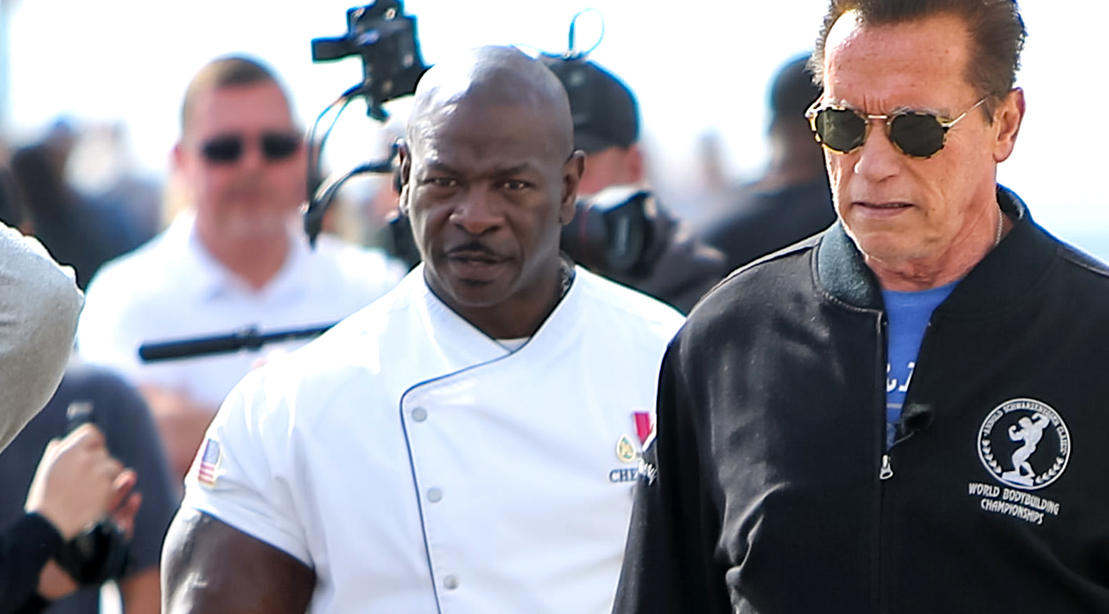 Chef-Andre-Rush-With-Arnold-Schwarzenegger