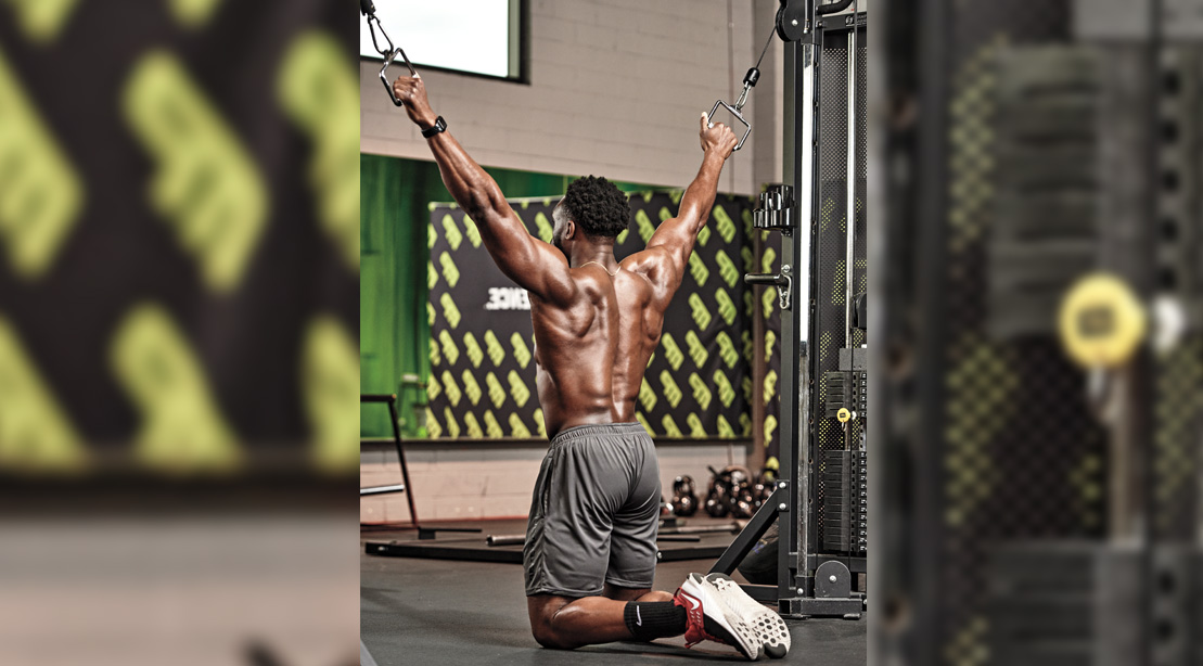 Kneeling Cable Pulldown Exercise Guide Muscle & Fitness