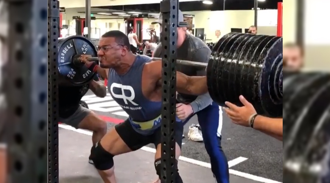 Larry Wheels Throws Back to an Incredible 900Pound Squat