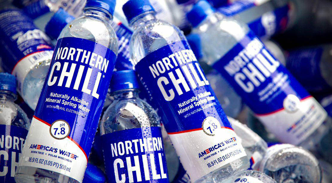 Bottled water of Northern Chill water