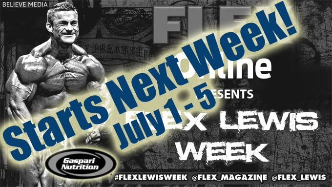 James Flex Lewis Week here on Flex Magazine