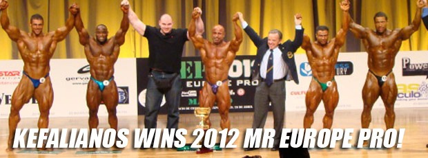 Michael Kefalianos Wins the 2012 Mr Europa Grand Prix