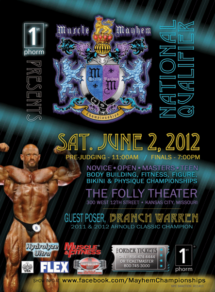 2012 Muscle Mayhem Bodybuilding, Figure and Bikini Championships