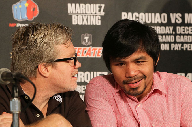 Freddie Roach and Manny Pacquiao