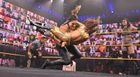 WWE-Female-Wrestler-Raquel-Gonzalez-Body-Slamming-female-wrestling-match