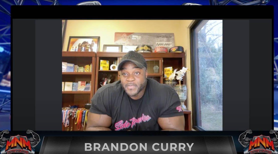 Bodybuilder Brandon Curry interview on Monday Night Muscle