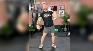 Erik Bartell HIIT Exercises and Upper Body HIIT Hybrid Workout To Build Strength