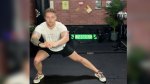Erik Bartell High Intensity Upper Body and Core Workout Side Lunge Exercise