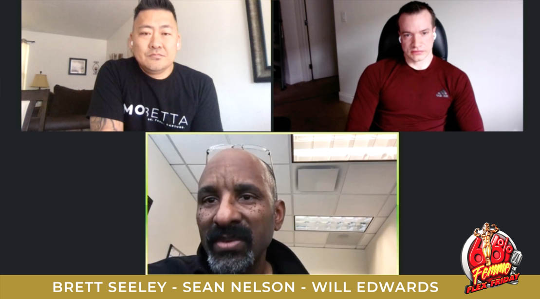 Will Edwards, Sean Nelson, and Brett Seeley Photographers of bodybuilders sharing photo shoot tips