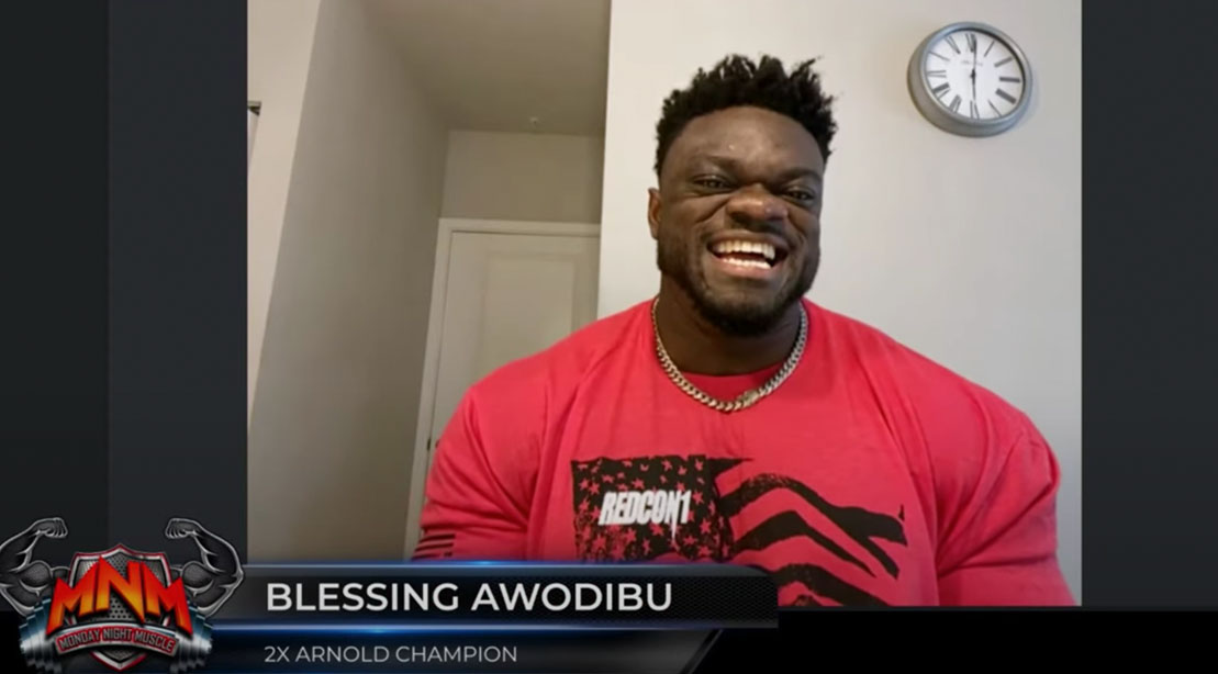 Blessing Awodibu On Monday Night Muscle