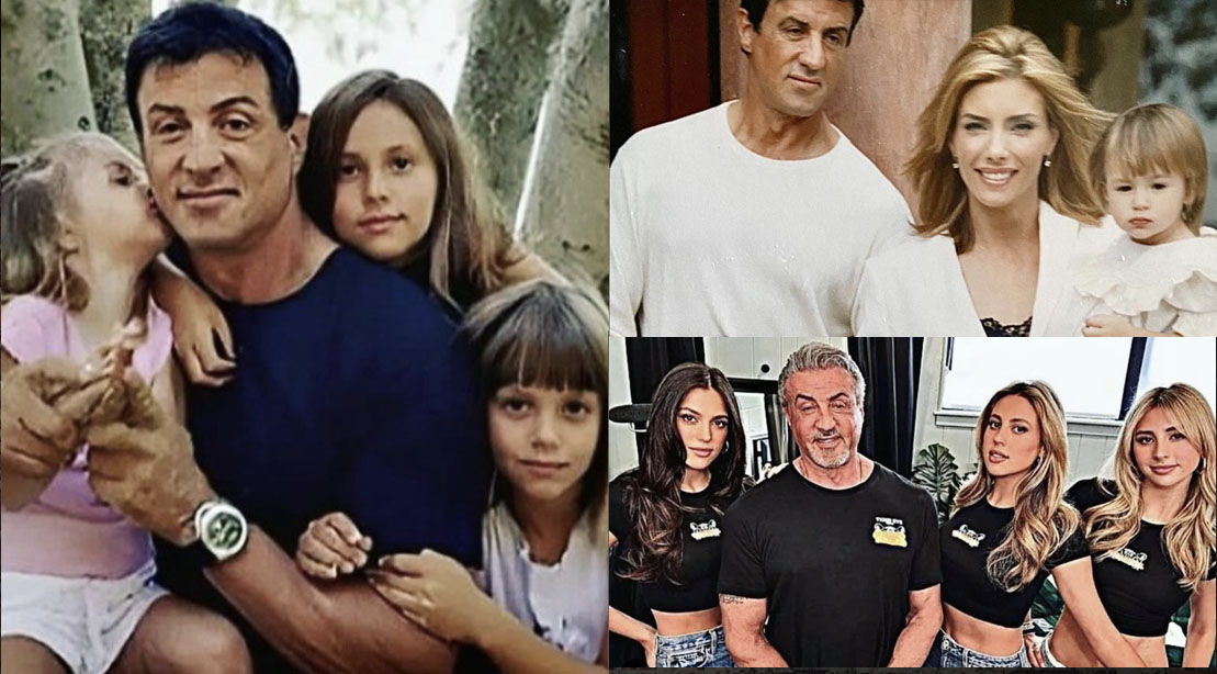 Sylvester Stallone Takes His Grown-Up Daughters to Creed