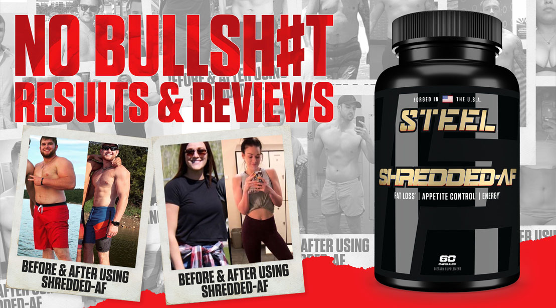 Shredded AF by Steel Supplements: The Fat-Burning Badass to Beat