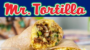 Mr. Tortilla and a healthy low carb buritto