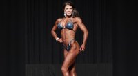 USMC vet and Corporal Taylor Spadaccino competing in the IFBB Bikini Division Bodybuilding Competition