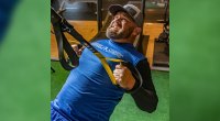 Star of the Fowl Life Chad Belding performing a TRX inverted row