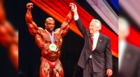 Legendary Mr. Olympia Ronnie Coleman with Joe Weider