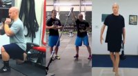 Three youtube fitness experts performing unilateral exercises for muscle imbalances