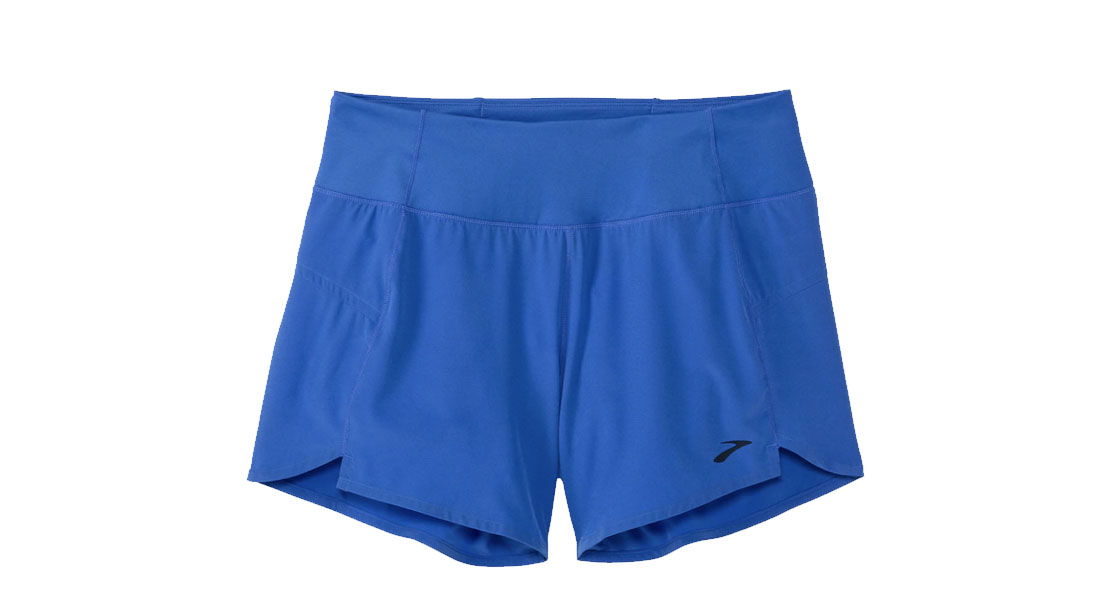 Brooks blue running shorts