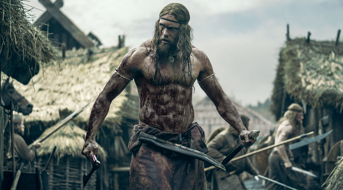 Alexander Skarsgard muscular physique in his role in ‘The Northman’