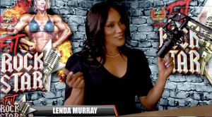 Female bodybuilder Lenda Murray on Fit Rock Star Podcast
