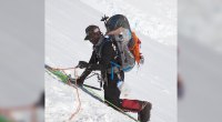 Kionte Storey climbing Mt Kilamanjaro
