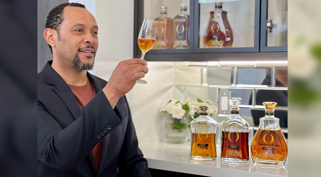 Julious Grant founder of Omage brandy