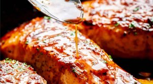 Masterchef contestant Christian Green healthy Cajun Honey Garlic Salmon recipe