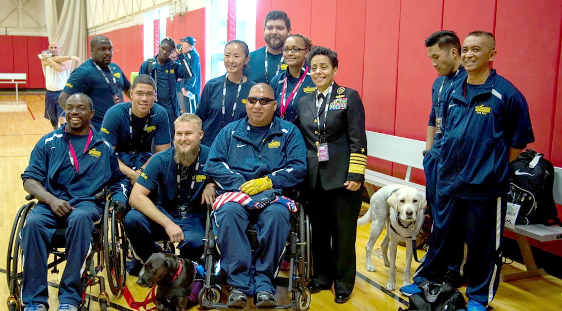United states veterans in the Wounded Warrior games