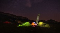 Highlander adventure camping under the stars