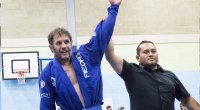 Actor Tom Hardy competing and winning a BJJ tournament