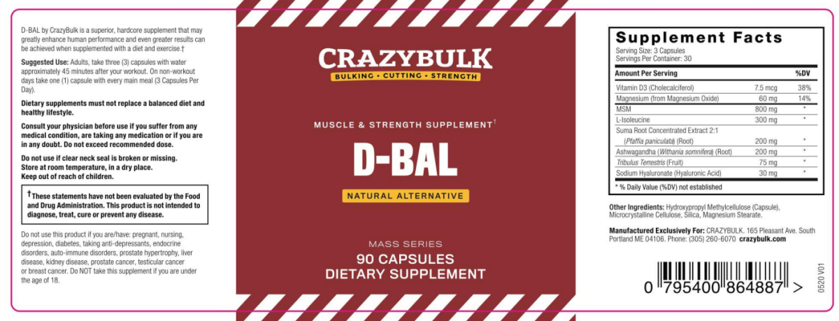 D-Bal Ingredients