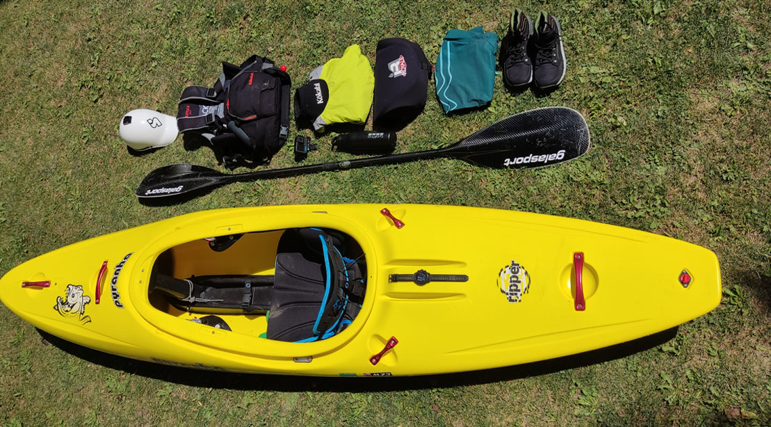 Gerd Serrasolses kayaking gym bag gear
