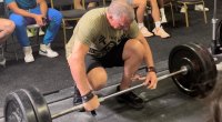 Rob prepares for the deadlift