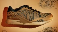 Reebok tiger cheetah pattern sneaker