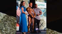 Winning bodybuilder at the 2022 NPC Armed Forces Nationals