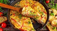 A ready-made frittata recipe for brunch in the cast iron skillet