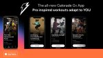 Gatorade Gx App interface for sports science and sports athletes
