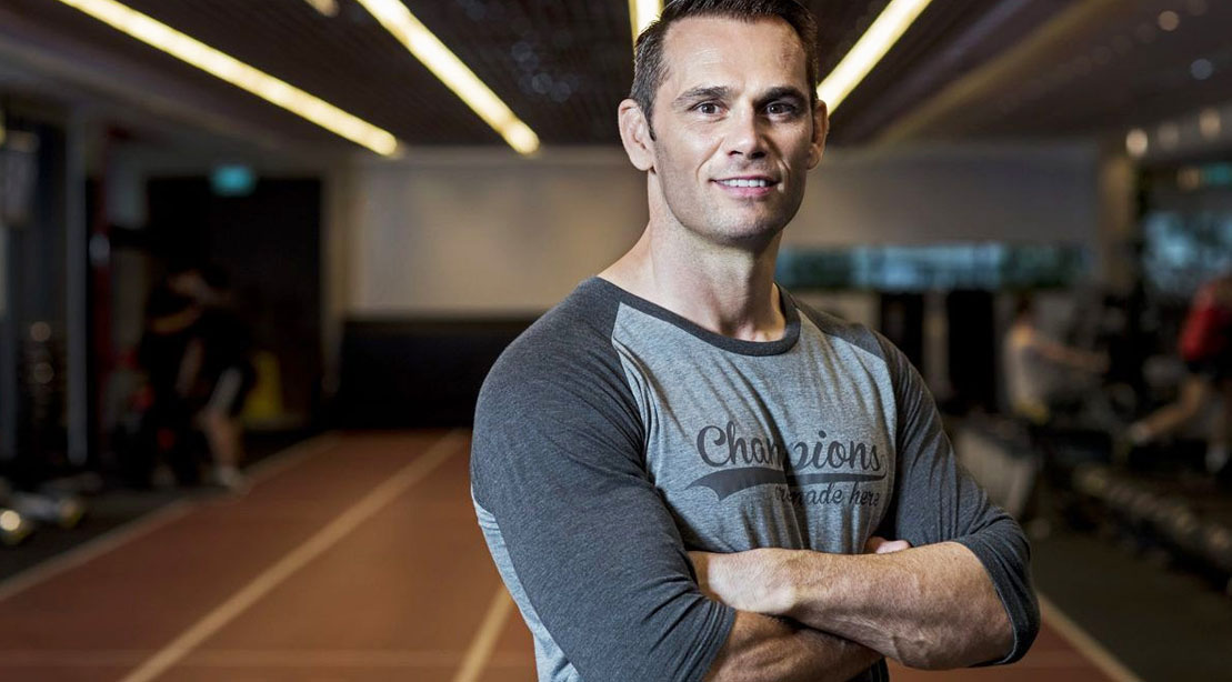 Rich Franklin posing with his arms crossed