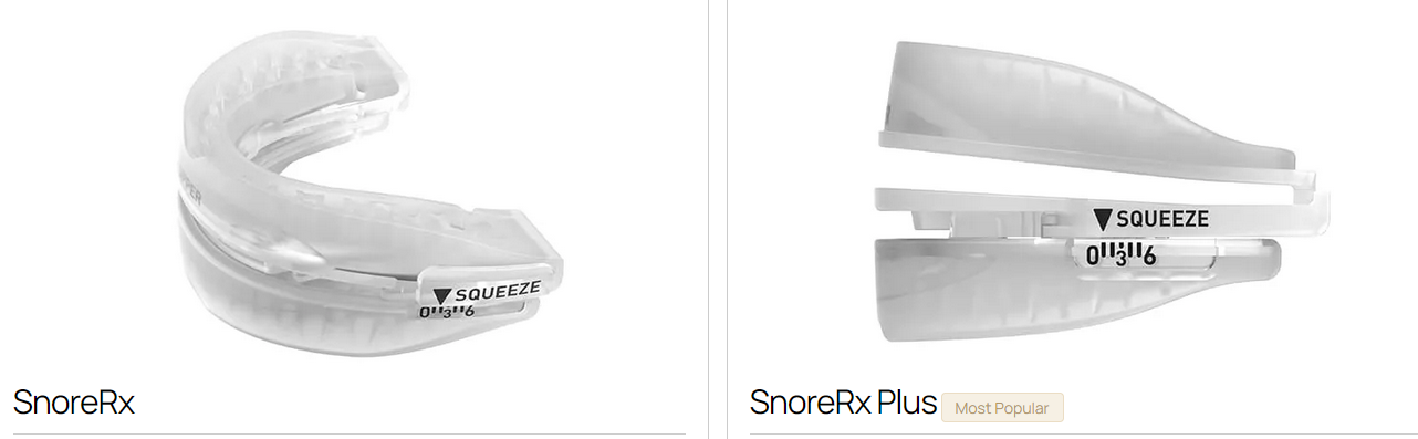 SnoreRX vs SnoreRX Plus