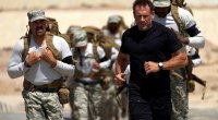 Baseball Hall of Famer Mike Piazza runs in the desert for Fox's Special Forces - World's Toughest Test.”