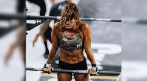 BRITTANY Weiss competing in a crossfit competition