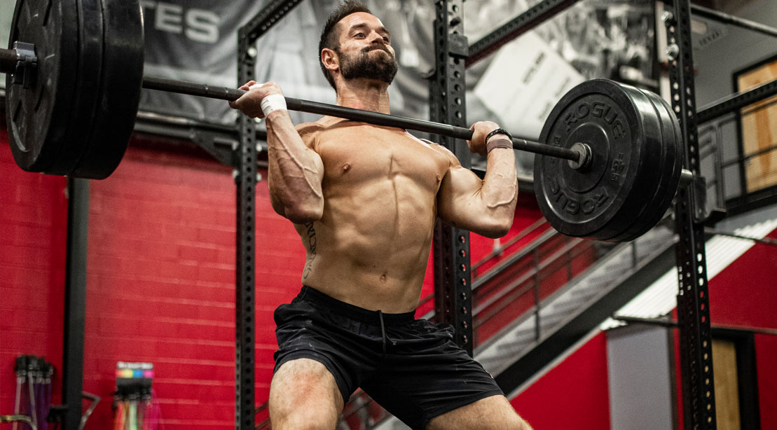 Rich Froning Working out at the gym