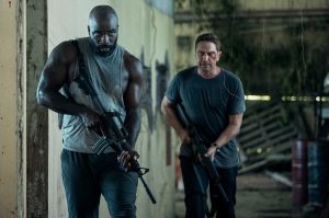 Mike Colter and Gerald Butler